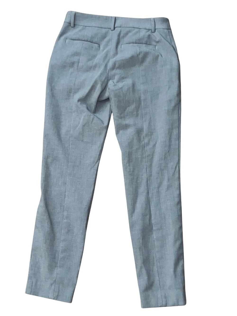 Express Columnist Ankle Mid Rise Dress Pants Gray Size 0R Stretch - Picture 6 of 6